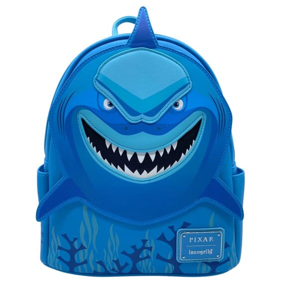 Loungefly Handbags - Loungefly Disney Finding Nemo Bruce Cosplay Mini Backpack Exclusive NWT